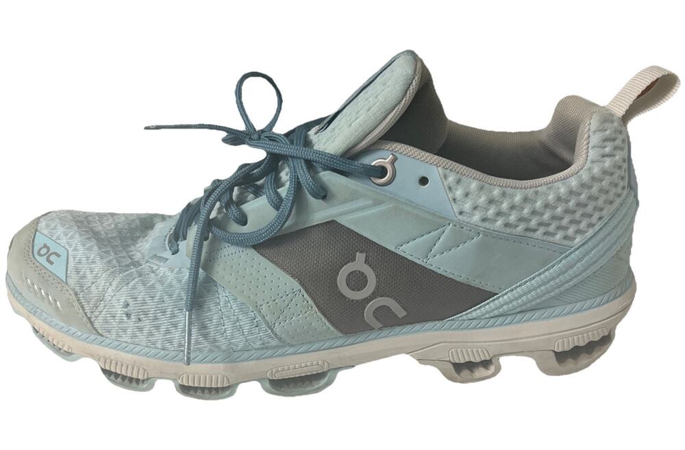 On Cloudcruiser Road Running Shoes Womens Size 8 EUR 39 Aqua Blue White Sneakers